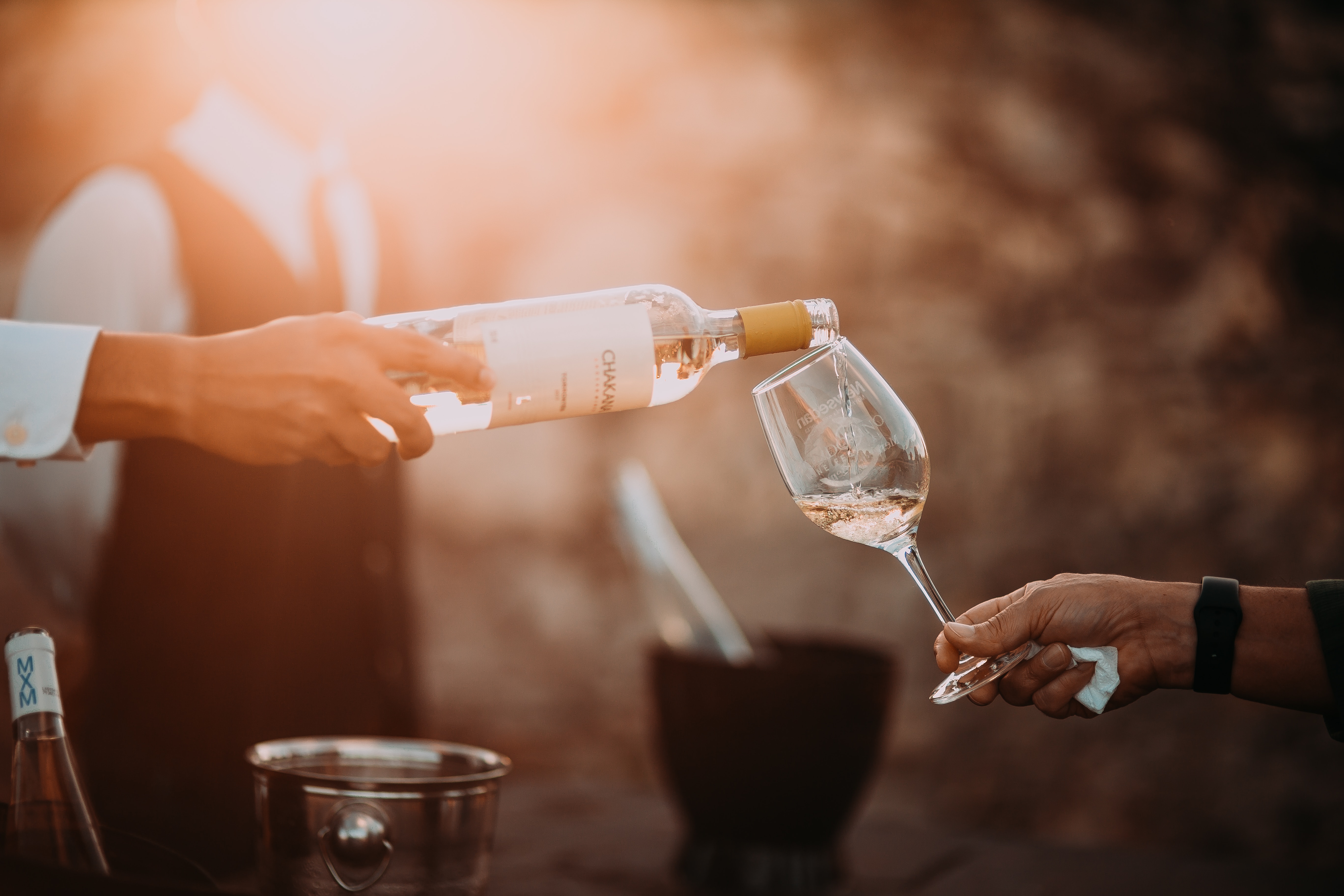 Copa de vino blanco
